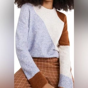 🚨LAST CHANCE!🚨 Madewell Cedarbrook Colorblock Sweater